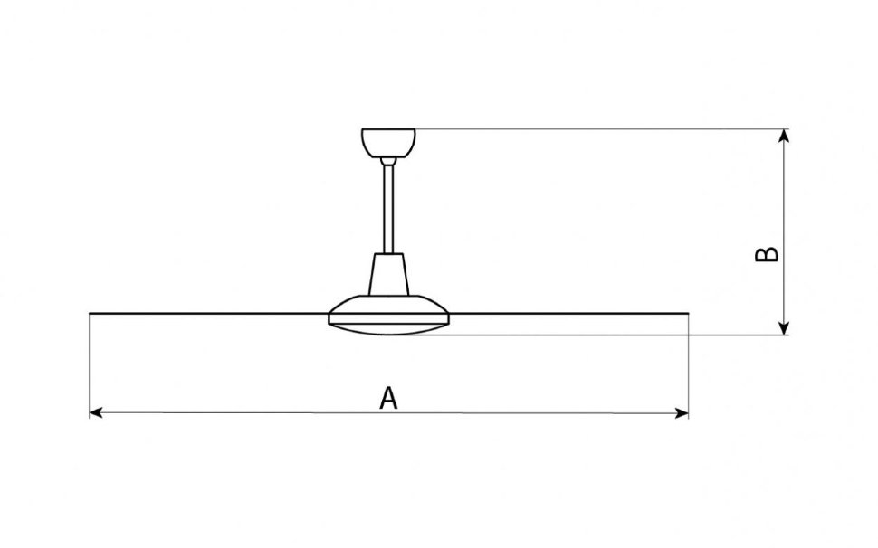 Вентилятор потолочный Vortice Nordik HVLS Super Blade 600/240 Италия